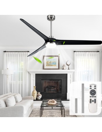 72" Solid Wood Ceiling Fan... 2