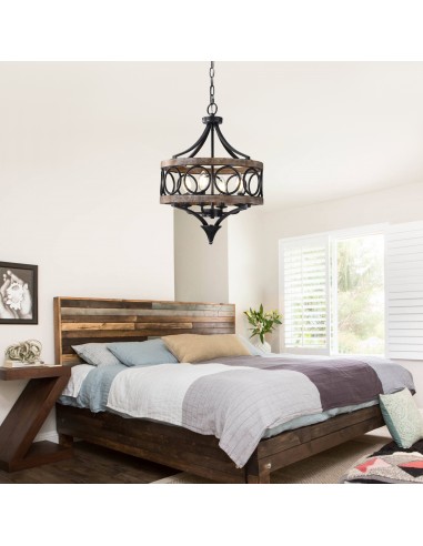 16" Rustic Farmhouse Solid Wood...