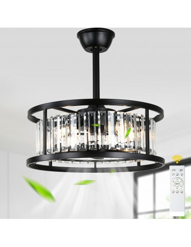 Oaks Aura 20" Matte Black Crystal...