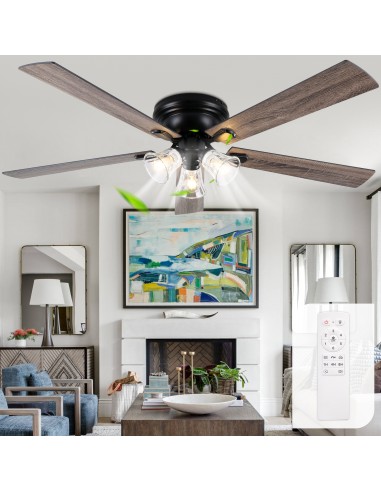 60" Vintage 5-Blade Flush Mount...