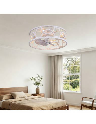 Oaks Aura 20" Caged Flush Mount...