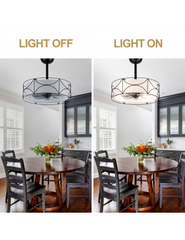 Oaks Aura 20" Modern Ceiling Fan with...