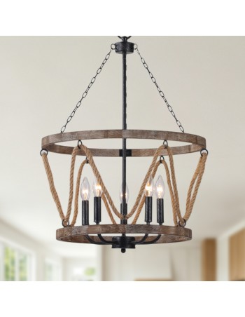 Oaks Aura 20" 5-Light...