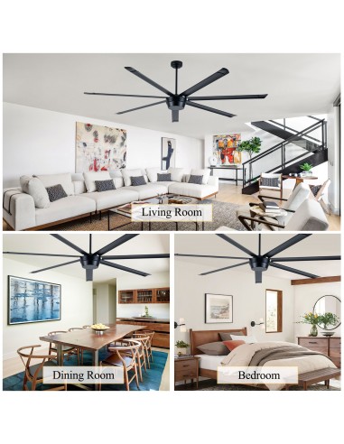 Oaks Aura 84" Industrial 7-Blade...